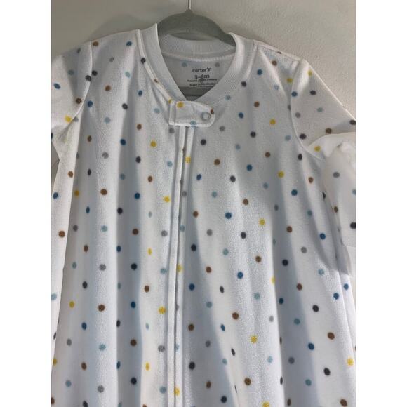 CARTER’S Boy’s Sleep Sacks - One Dotted and One Dinosaur / Size: 3-6 Months - Picture 6 of 8